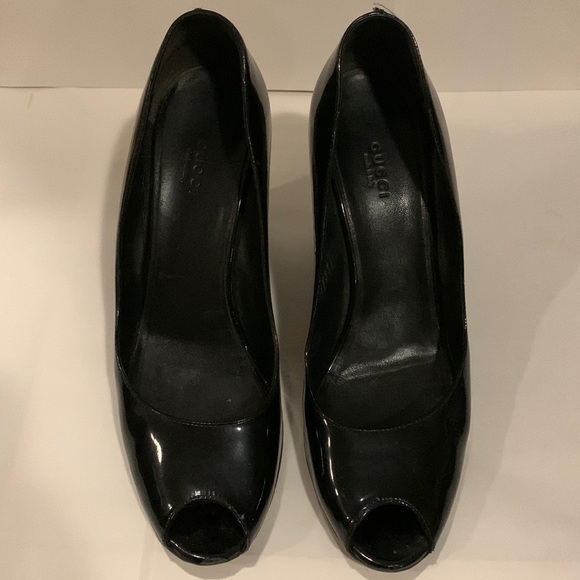 Authentic Gucci open toe wedges - Picture 2 of 6